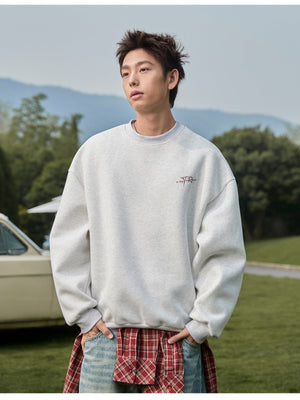 Liber Autumn Men's Printed Letter Sweatshirts&Hoodies