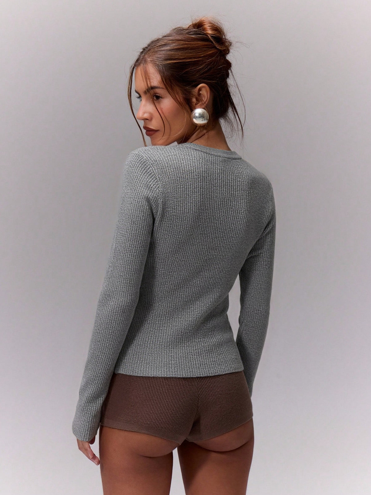 100% Superfine Wool Polo Collar Pullover Sweater