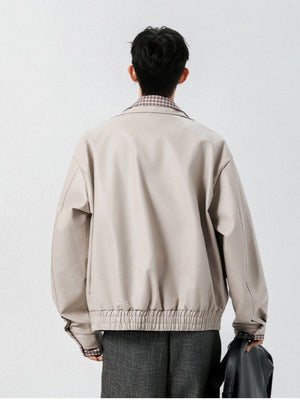 Fake Two Pieces Splicing Loose Lapel Jackets