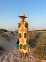 V-neck Resort Style Print Maxi Dresses
