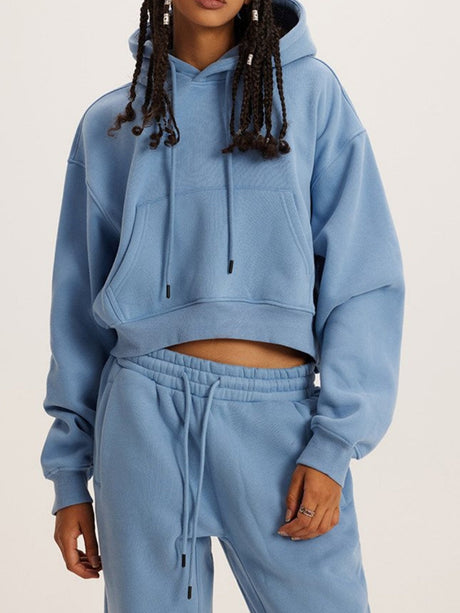 Sweatshirts&Hoodies Two-piece Sweatpants With Pockets