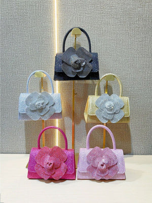 Liber Four Seasons ACC Flower Small Square Bun