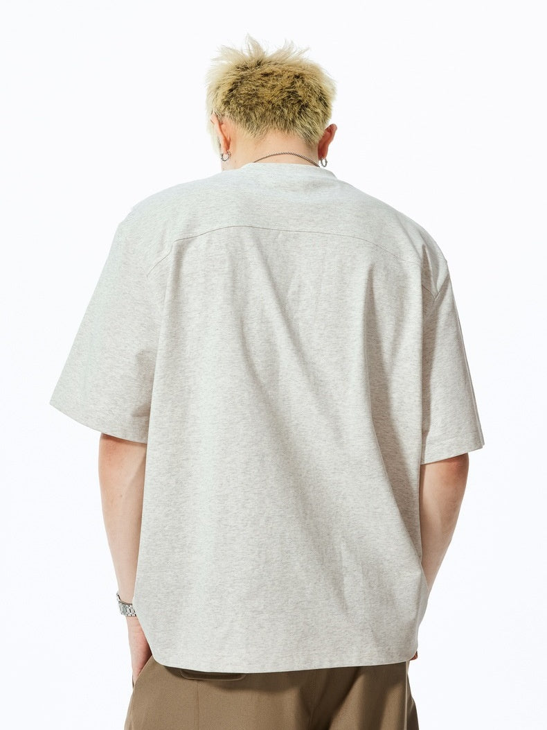 Deconstruction Splicing Cooling Sensation T-shirts