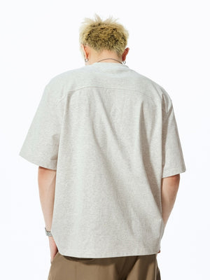 Deconstruction Splicing Cooling Sensation T-shirts