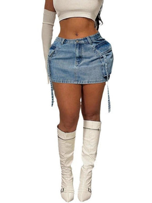 Liber Summer Women's Pocket Skirts