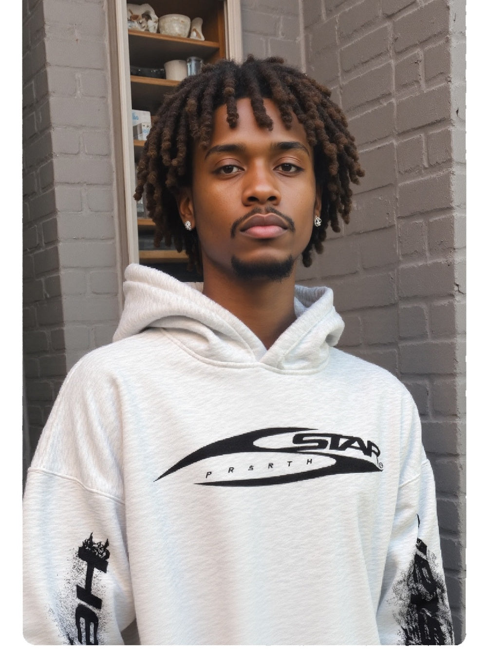 Loose Hooded Plush With A Hood Sweatshirts&Hoodies