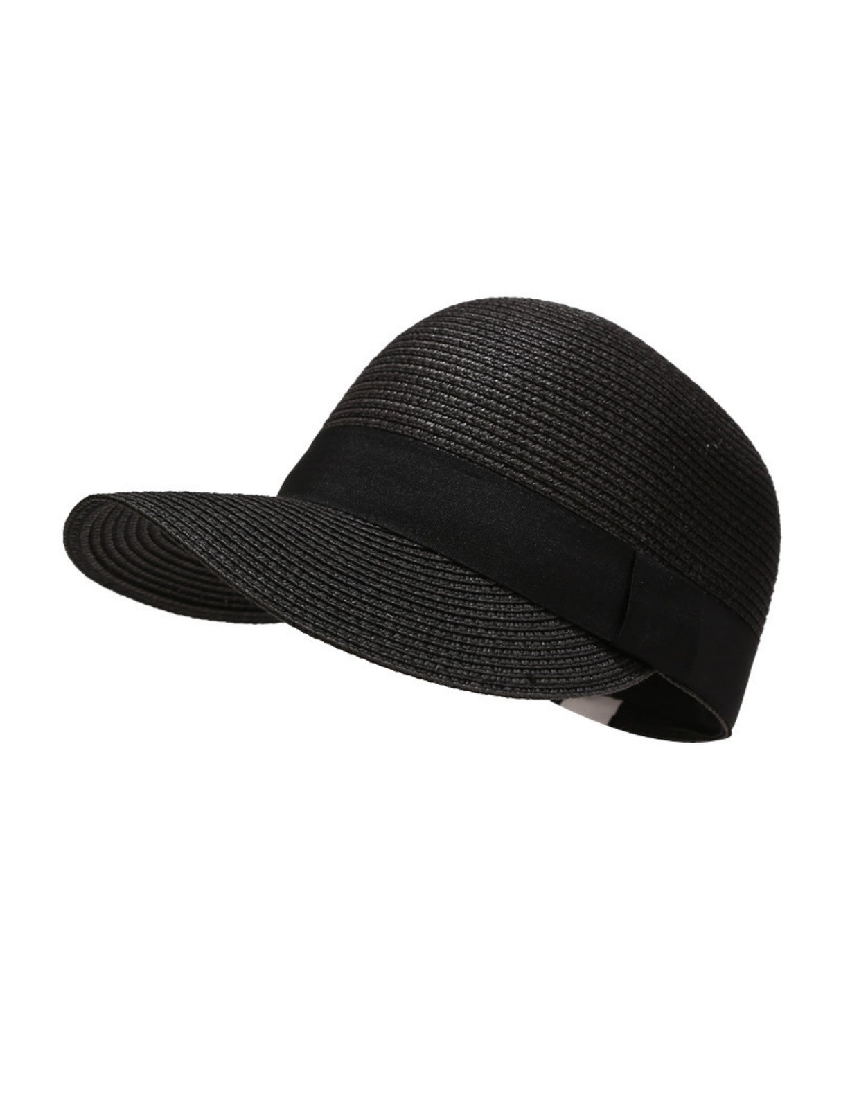 Straw-woven Long Duckbill Cap
