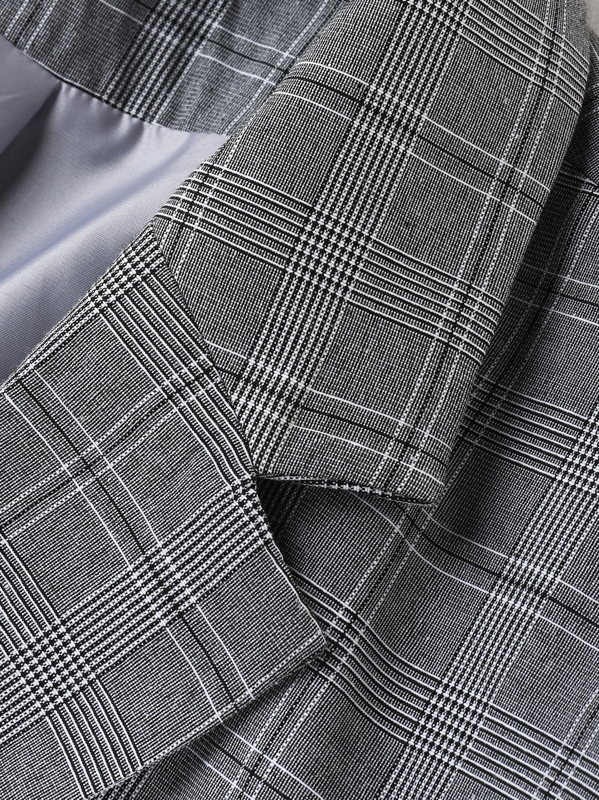 Light Business Leisure Plaid Suit Set 2-piece Sets