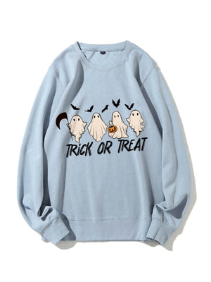 Halloween Pullover Printed Sweatshirt