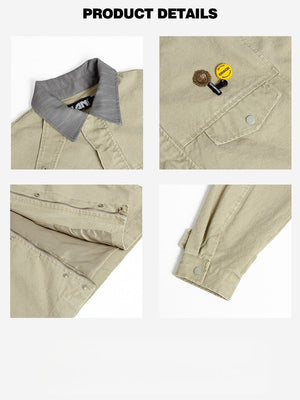 Deconstruction Design Lapel Loose Work Jacket