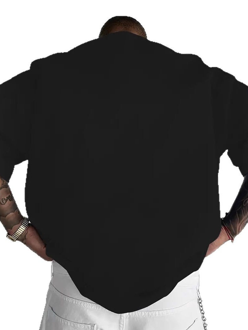 Liber Summer Men's Printed Letter T-shirts
