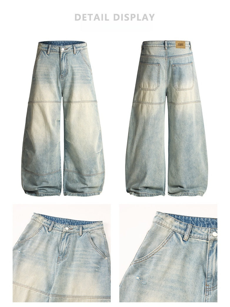 Liber Autumn Neutral wear Pocket decoration Jeans