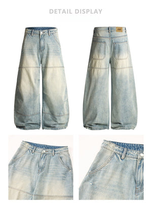 Liber Autumn Neutral wear Pocket decoration Jeans