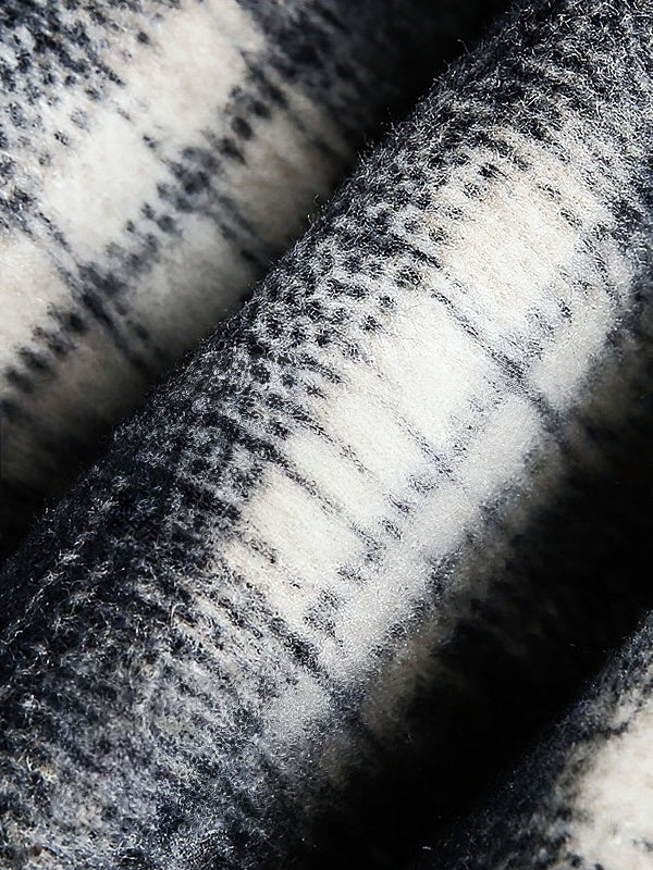 Liber Autumn Men's Pocket decoration Plaid Shirts