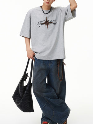 Leopard Print Retro Loose-fit T-shirts