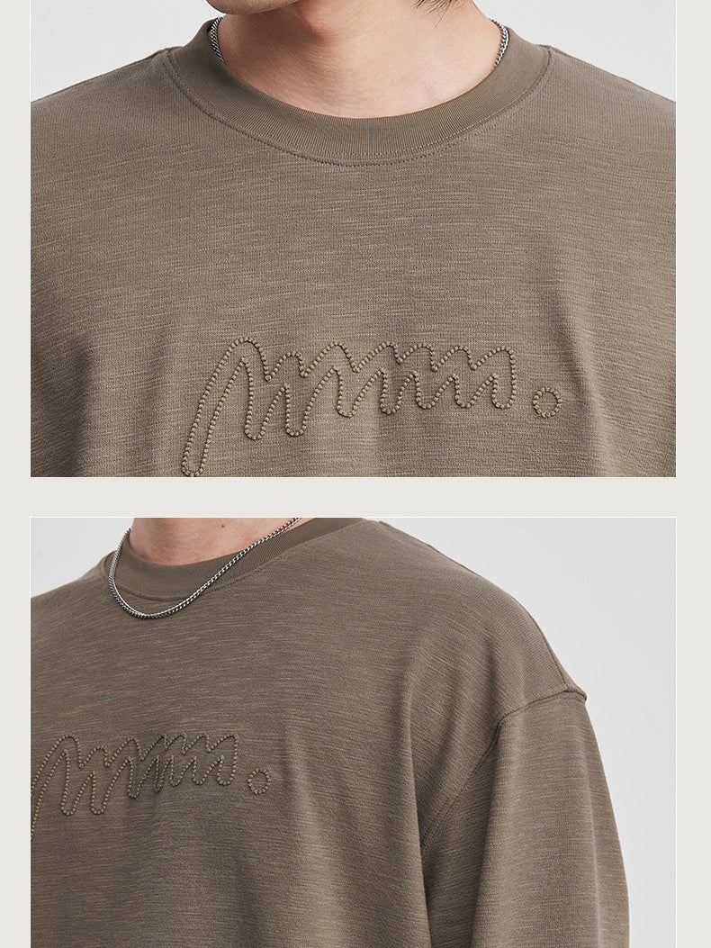 Letter Embroidery T-shirts