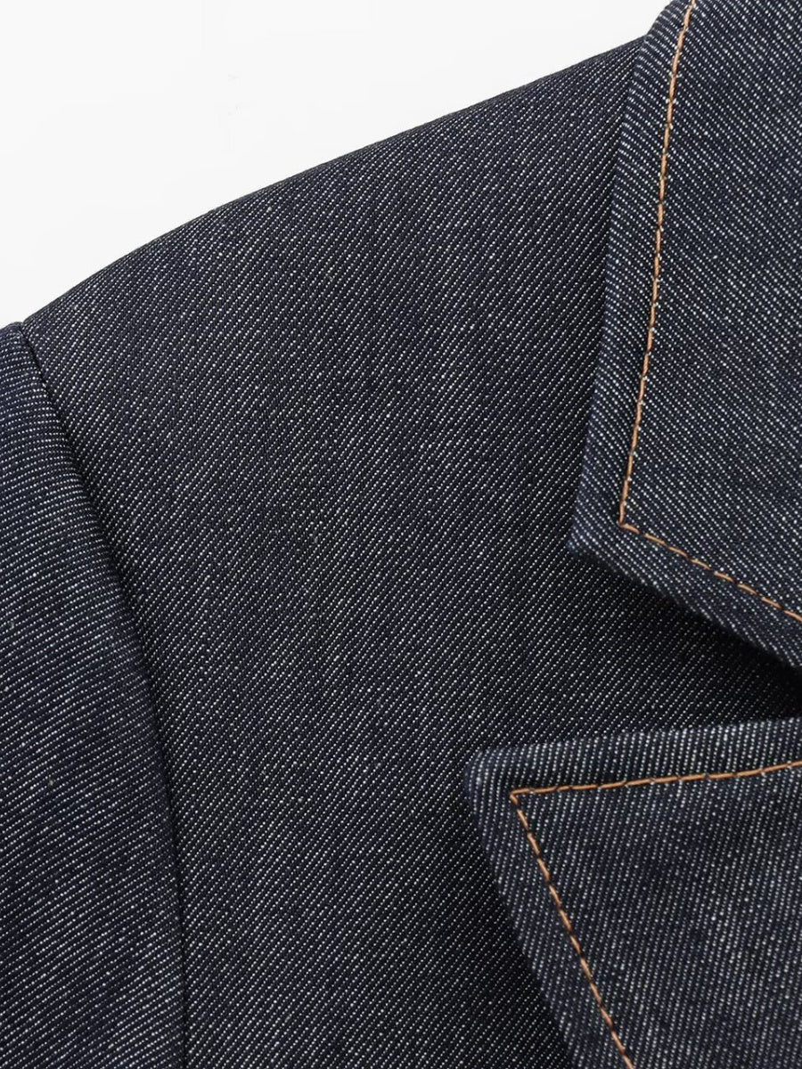 Waist-cinching Suit Jacket