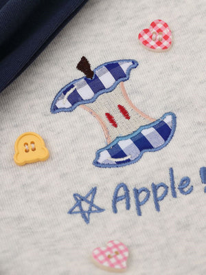 Liber Autumn Neutral wear Fake two pieces Apple Polo Shirts