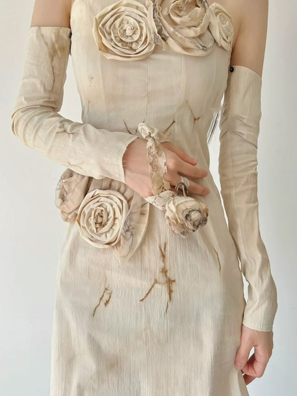 Off-the-shoulder Tulip Bodycon Skirt