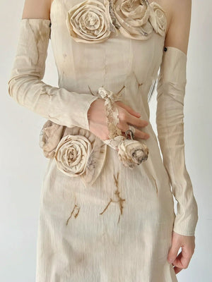 Off-the-shoulder Tulip Bodycon Skirt
