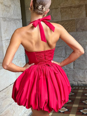 Robes courtes et mini à dos nu et tutu