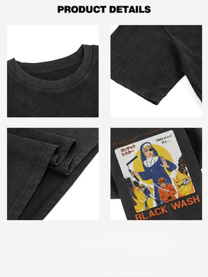 Liber Summer Neutral Printed Cartoon T-shirts