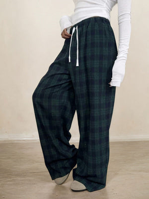 Liber Autumn Women's Plaid Pants