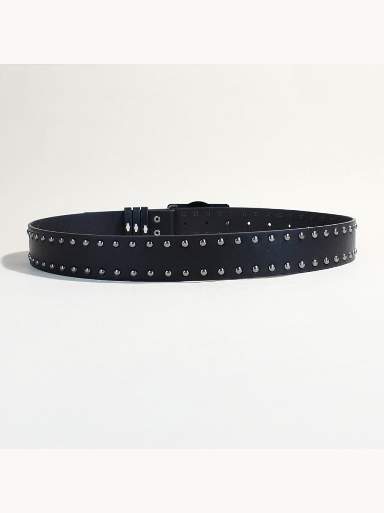 Skull Punk Snap Fasteners Belts