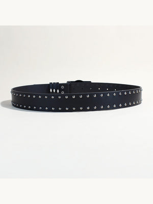 Skull Punk Snap Fasteners Belts