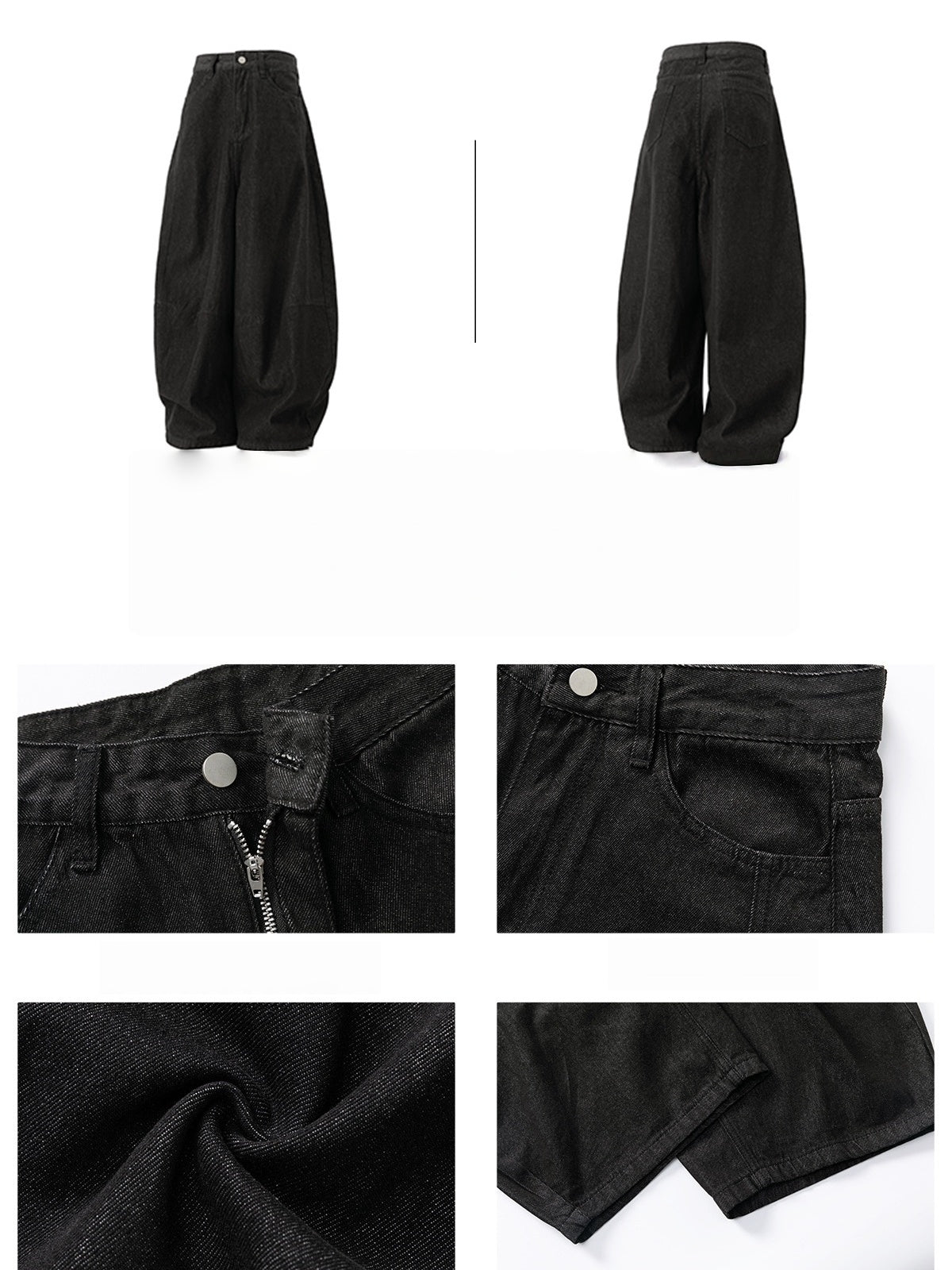 Liber Autumn Men's Solid Color Jeans