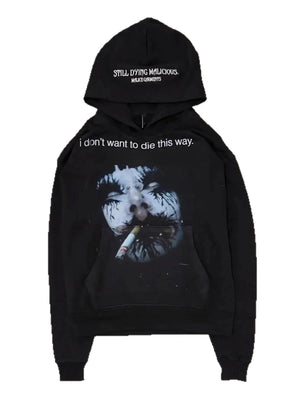 Street Hip Hop Trendy Graphic Prints Loose Personality Pullover Sweatshirt