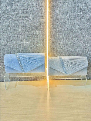 Liber Four Seasons ACC Pleated Diamond Small Square Bag