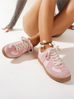 Retro Color-blocked German Training Shoes And Sneakers