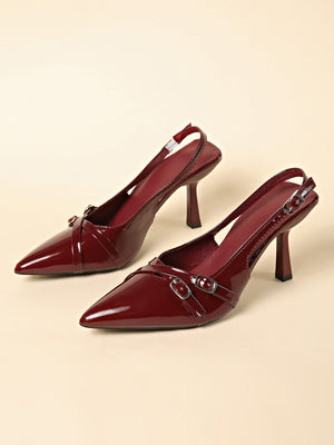 High Heels With Belt Buckle