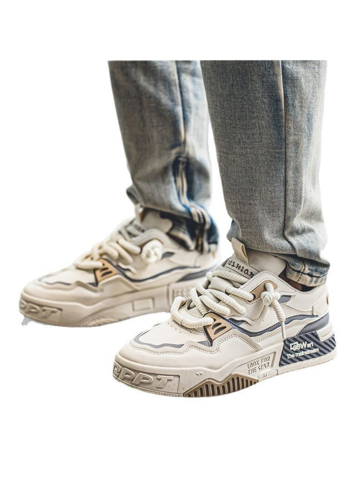 Liber Four Seasons Colorblock Men's Casual Sports Shoes