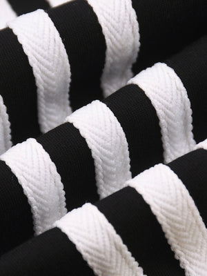 Layered-look Stripes T-shirts