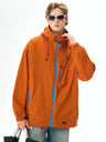 Outdoor Water Proof Loose All-match Hooded Sports Jacket