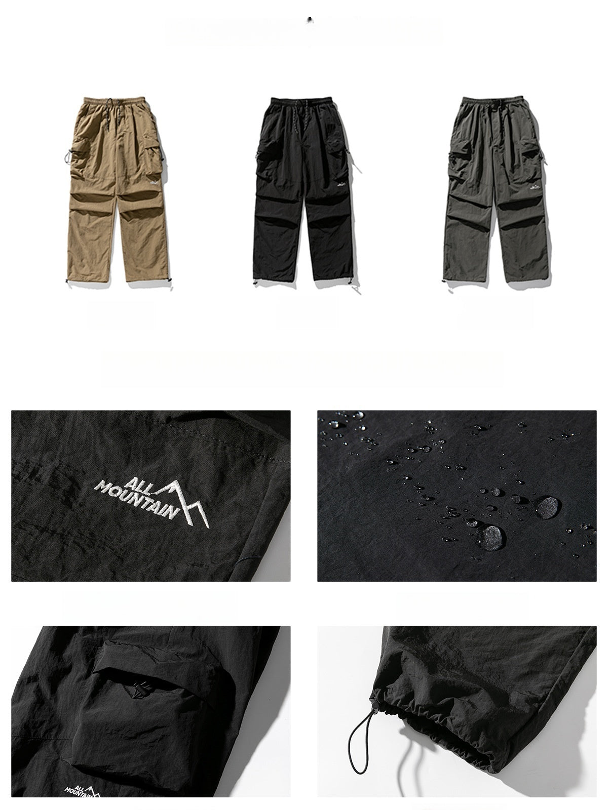 【EXPÉDITION NORMALE】Pantalon cargo imperméable à grandes poches
