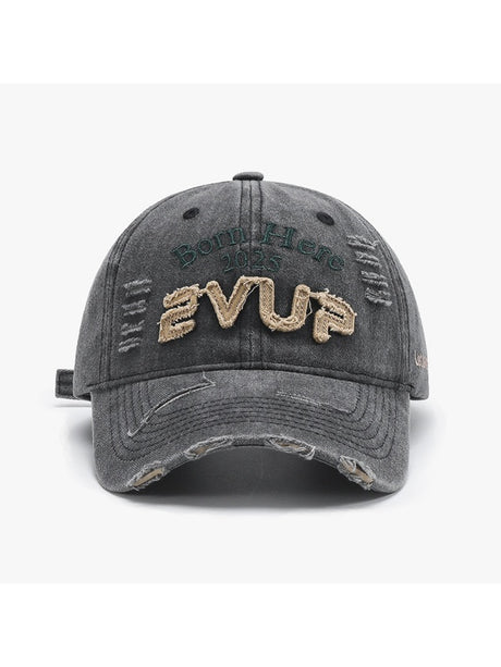 Washed 3D Letters Embroidery Baseball Caps