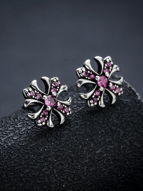 Cross Diamond Haoshi Earrings
