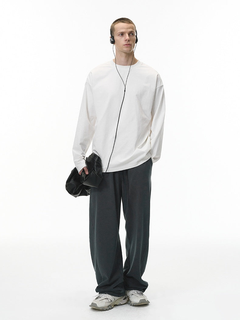Liber Autumn Neutral wear Solid Color T-shirts