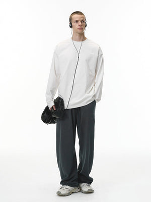 Liber Autumn Neutral wear Solid Color T-shirts