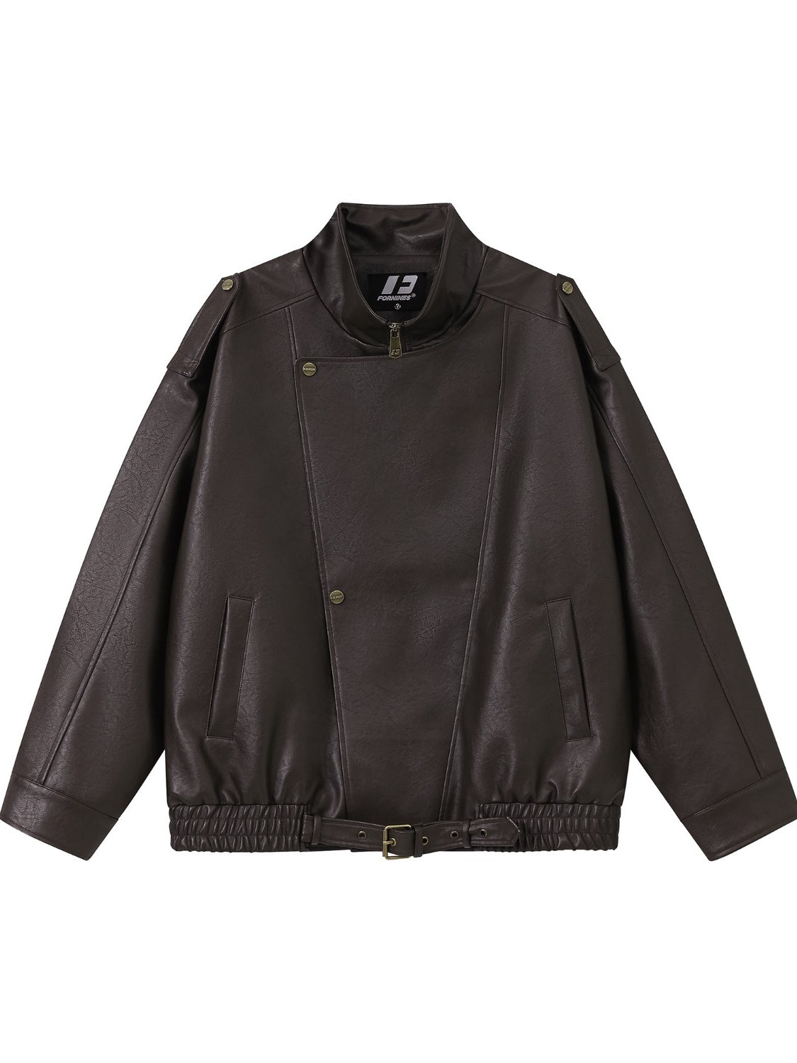 Veste de moto vintage en similicuir