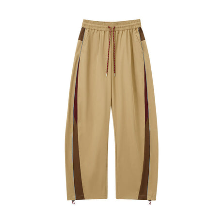 Function Retro Sports Racing Suit Jackets Wide-leg Pants Set