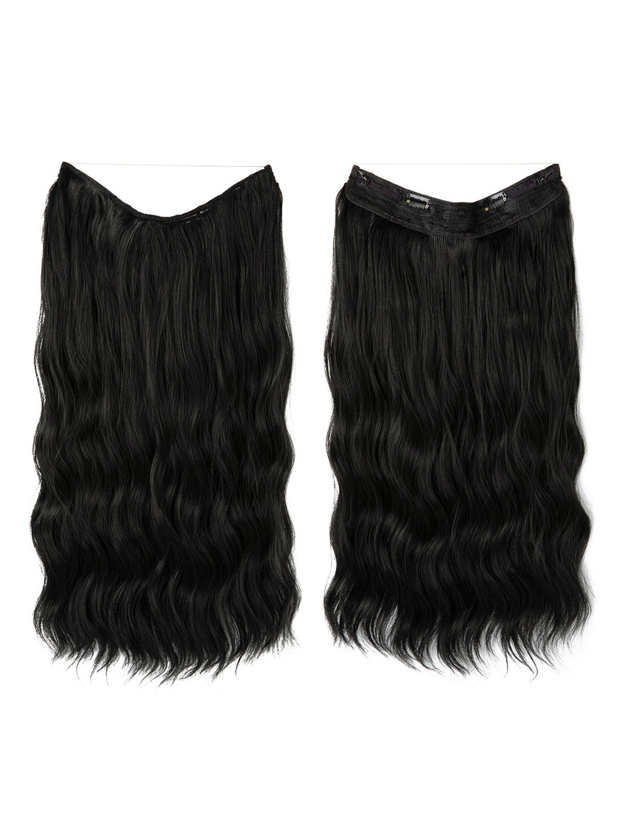 One-piece Hair Extension For Long, Wavy, Voluminous Hair