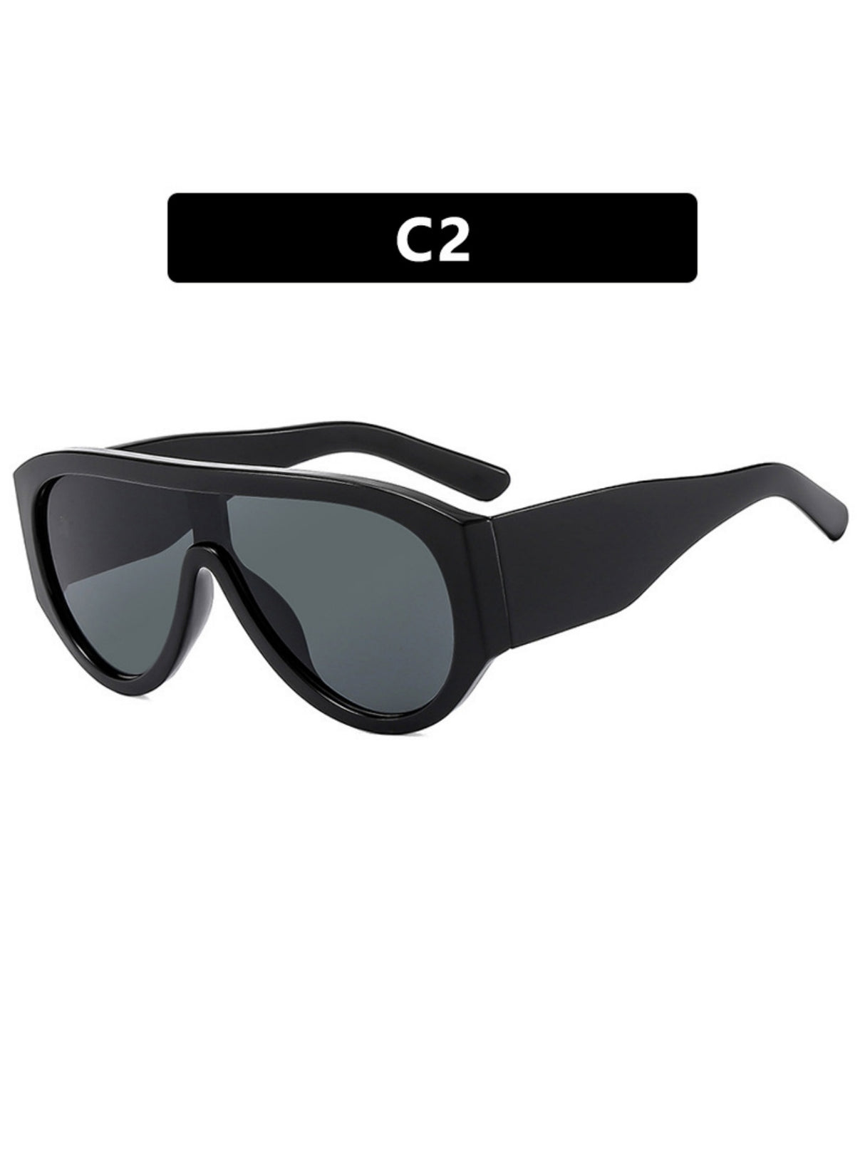 Full-rimmed Aviator Sunglasses
