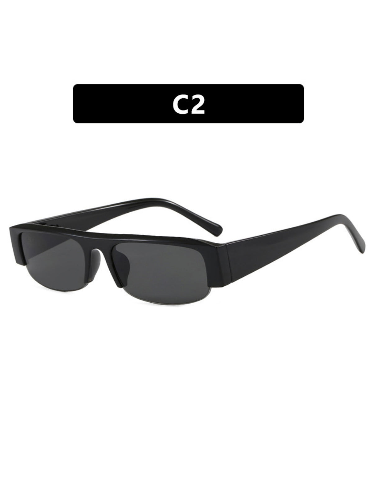 Full-frame Square Fashion Glasses