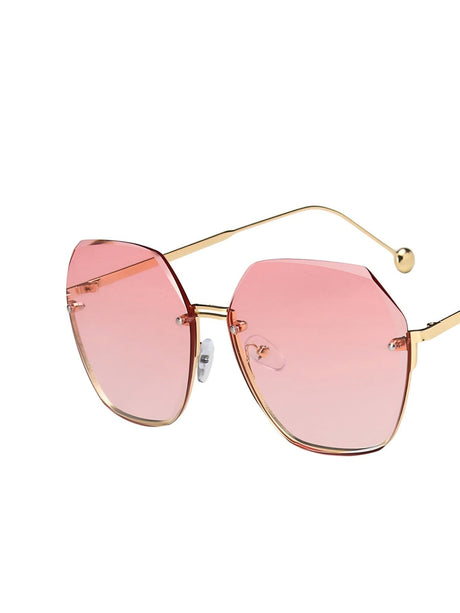 Frameless Polygonal Fashion Glasses