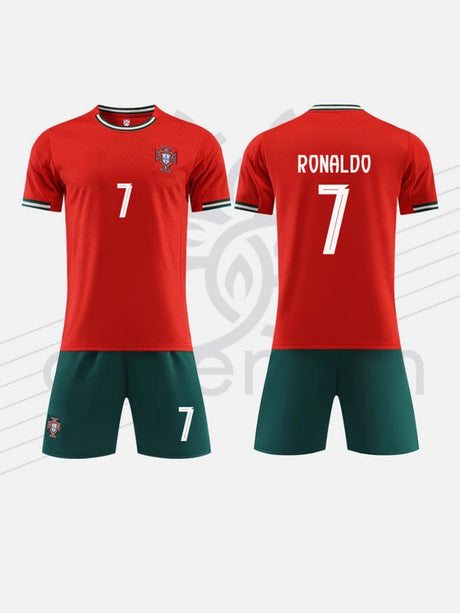 World Cup National Team Football Two-piece jersey and shorts set, Unisex