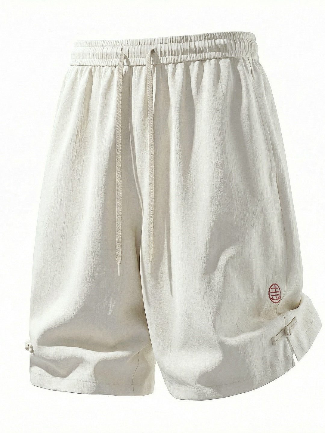 New Chinese Style Plum Bossom Breathable Shorts